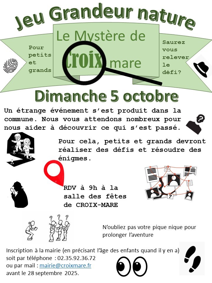 affiche les mystères de Croix Mare